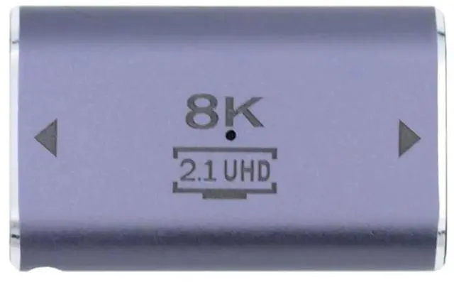 Main image of HDMI 2.1 Female to Female Adapter, Gold-Plated UHD HDMI Extension Coupler Support 8K@60Hz for HDTV Monitor Projector