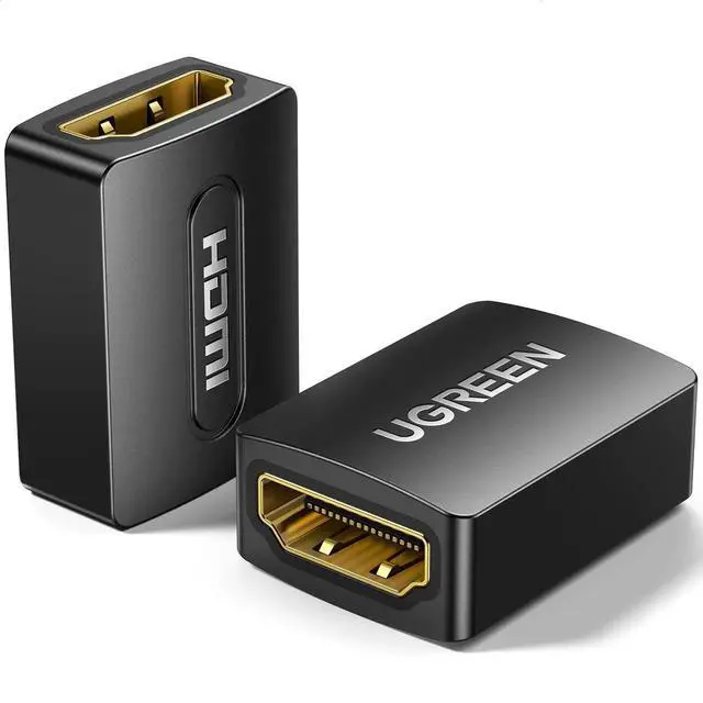 Main image of UGREEN 2 Pack HDMI Coupler, 4K@60Hz HDMI 2.0 Female to Female Extender Adapter, 3D HDMI Connector Compatible with HDTV Roku TV Stick Chromecast Nintendo Switch Xbox PS5 PS4 Laptop PC Projector