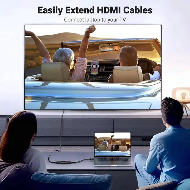 Alt view image 6 of 7 - UGREEN 2 Pack HDMI Coupler, 4K@60Hz HDMI 2.0 Female to Female Extender Adapter, 3D HDMI Connector Compatible with HDTV Roku TV Stick Chromecast Nintendo Switch Xbox PS5 PS4 Laptop PC Projector