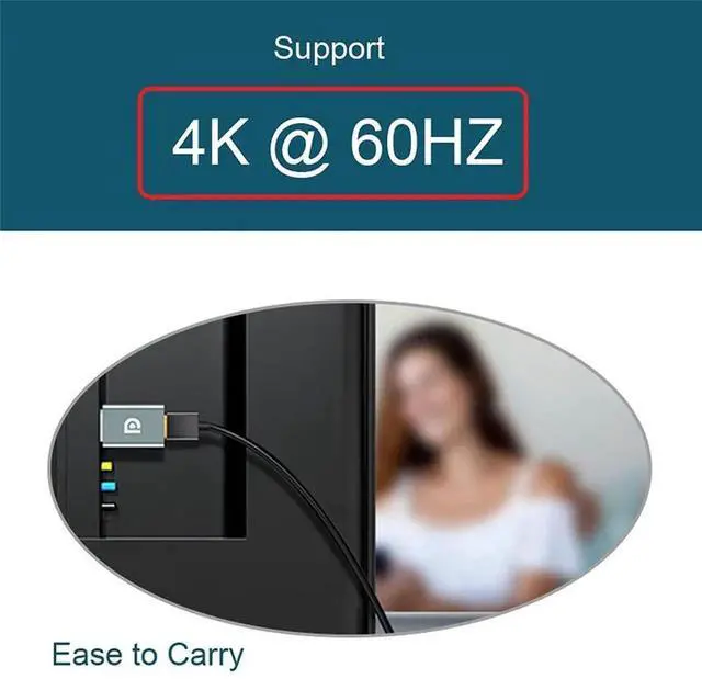 Alt view image 5 of 7 - 2Pcs DisplayPort 1.2 Extension Adapter, 4K@60Hz Ultra HD DP Male to Female Connector Compatible with PC Laptop TV Video Display