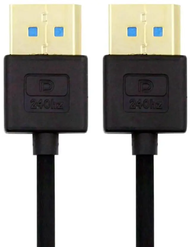 Main image of 3.2ft/100cm Ultrafine DisplayPort 1.4 Cable, DP to DP Bi-Directional Ultra-HD Extension Cord, 32.4Gbps 8K@60Hz 4K@144Hz for Graphics Card Laptop Monitor