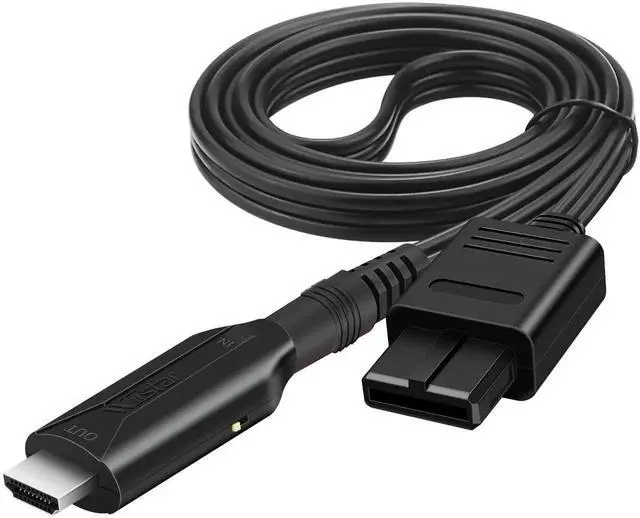 Main image of N64 to HDMI Converter Adapter, 1080P/720P HD Audio Video Output HDMI Link Cable, Plug and Play Compatible with N64 Game Console