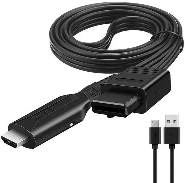 Alt view image 2 of 7 - N64 to HDMI Converter Adapter, 1080P/720P HD Audio Video Output HDMI Link Cable, Plug and Play Compatible with N64 Game Console