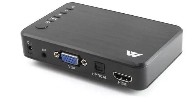 Alt view image 4 of 7 - 1080P HD HDMI Media Player, Support RMVB MKV JPEG via SD SDHC USB Port, Digital Media Player with Remote Control for TV