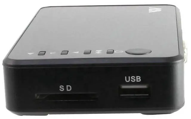 Alt view image 3 of 7 - 1080P HD HDMI Media Player, Support RMVB MKV JPEG via SD SDHC USB Port, Digital Media Player with Remote Control for TV