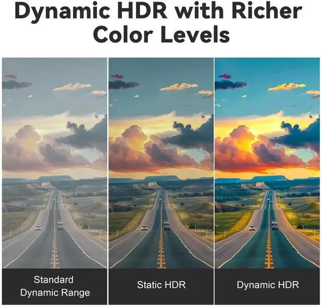 Alt view image 6 of 7 - 6.6FT 8K Fiber Optic HDMI 2.1 Cable, Slim Active High Speed Fiber HDMI Cord, 48Gbps 8K@60Hz 4K@120Hz Dynamic HDR eARC HDCP 2.2&2.3 3D Compatible with HDTV Monitor Laptop Xbox PS4 PS5
