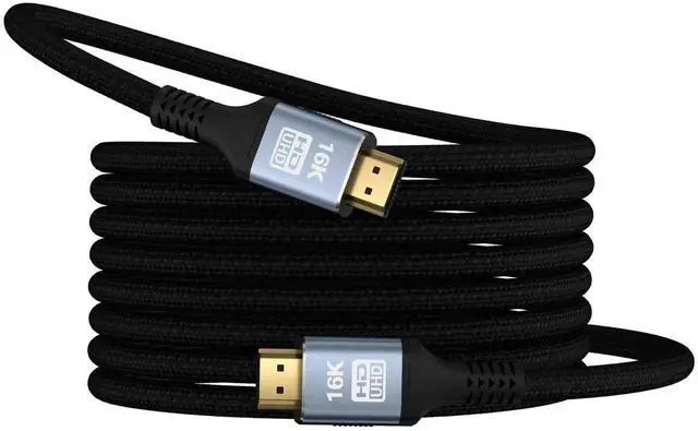 Main image of 10FT HDMI 2.2 16K 8K Cable, 96Gbps Ultra High Speed Gaming HDMI Cord, 4K@480Hz 8K@240Hz Dynamic HDR eARC DTS:X HDCP 2.2&2.3 Compatible with PC Monitor HDTV PS5 Blu-ray