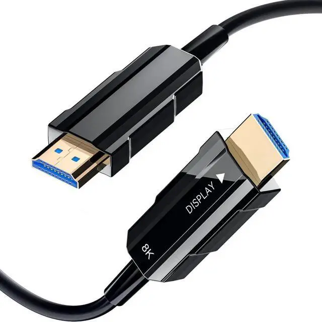 Main image of 25ft 8K HDMI 2.1 Fiber Optic Cable, Ultra High Speed Thin 48Gbps HDMI Cord, 8K@60Hz 4K@120Hz Dynamic HDR eARC HDCP 2.2&2.3 3D, Compatible with HDTV Monitor Laptop Xbox PS4 PS5