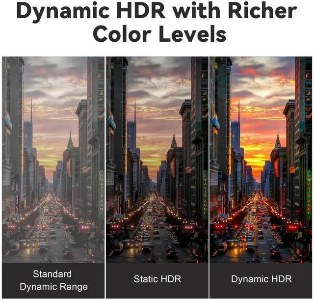 Alt view image 5 of 7 - 25ft 8K HDMI 2.1 Fiber Optic Cable, Ultra High Speed Thin 48Gbps HDMI Cord, 8K@60Hz 4K@120Hz Dynamic HDR eARC HDCP 2.2&2.3 3D, Compatible with HDTV Monitor Laptop Xbox PS4 PS5