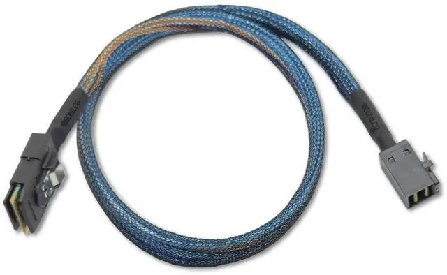 Alt view image 4 of 5 - High-Performance Mini SAS HD SFF-8643 to SFF-8087 Data Cable, 0.5M / 1.6FT Internal Transfer Cord for Server RAID Storage