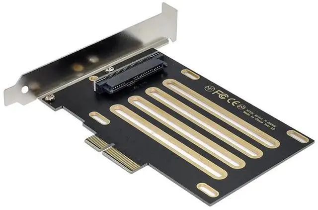 Alt view image 6 of 7 - PCI-E 3.0 x4 to U.2 SFF-8639 Host Adapter Kit, PCIe x4 Lane NVMe SSD Converter for Intel Motherboard and 750 Series NVMe PCIe SSD