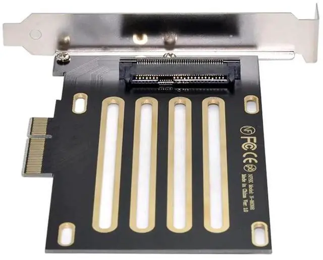 Alt view image 3 of 7 - PCI-E 3.0 x4 to U.2 SFF-8639 Host Adapter Kit, PCIe x4 Lane NVMe SSD Converter for Intel Motherboard and 750 Series NVMe PCIe SSD