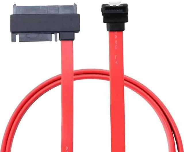 Alt view image 2 of 5 - 50CM SFF-8482 SAS 29+15P to SATA 7P 90 Degree Cable with Ejector Clip Server SAS to SATA Right Angle Connection Cord