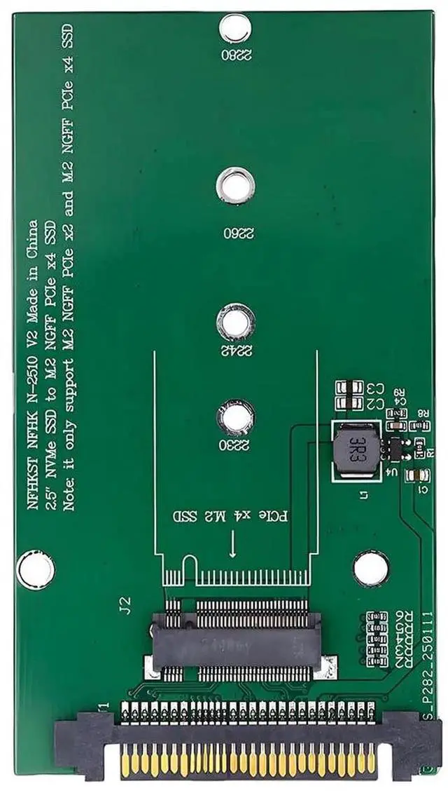 Main image of SFF-8639 U.2 to M.2 M-Key NVMe SSD Adapter, PCIe 4.0/3.0 Converter Case for Motherboard, Compatible with Intel SSD 750 P3600 P3700