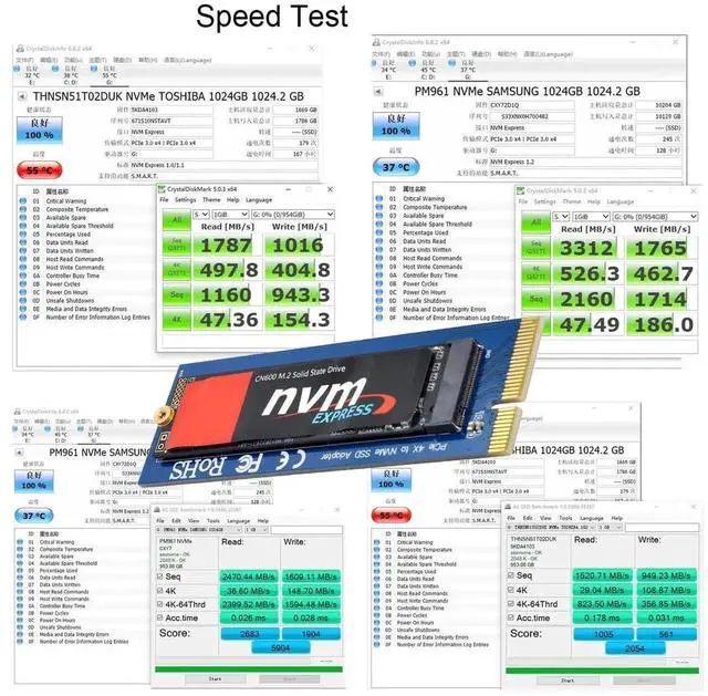 Alt view image 5 of 7 - M.2 2280 M-Key NVMe AHCI SSD to PCI-E 3.0/4.0 X4 Vertical Adapter Card, Vertical Mount for Desktop Motherboard