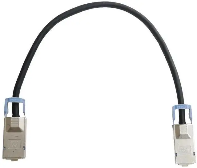 Alt view image 2 of 2 - Mini SAS Cable SFF-8470 to SFF-8470 Straight to Straight, 2FT for SAS RAID Controller Server Backplane