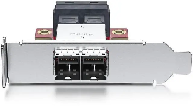 Alt view image 2 of 5 - Internal SFF-8643 to External SFF-8644 Mini SAS Adapter Dual Ports