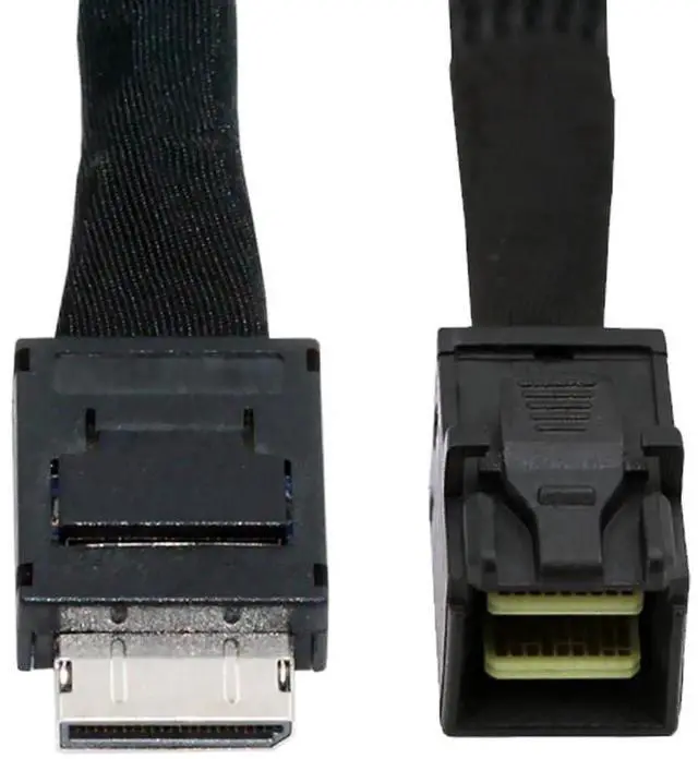 Main image of OCuLink PCIe 4.0 SFF-8611 4i to SFF-8643 Active Data Cable, External eGPU SSD Graphics Card Connection Cord, 50cm