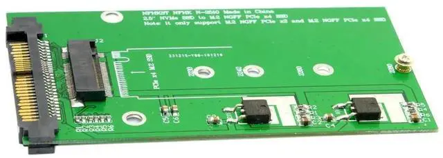 Alt view image 3 of 4 - 2.5 Inch U.2 SFF-8639 NVMe SSD to M.2 NGFF M-Key PCIe x4 Adapter, Compatible with Intel SSD 750 P3600 P3700