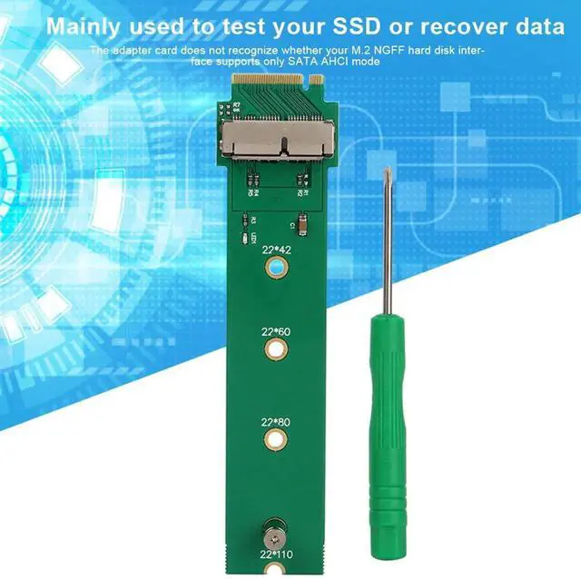 Alt view image 4 of 7 - SSD to M.2 NGFF PCIe SSD Converter Adapter Card, Compatible with MZJPV5120/0A4, MZJPU512T/0A6, SD6PQ4M 128G/256G 1021 Version SSD