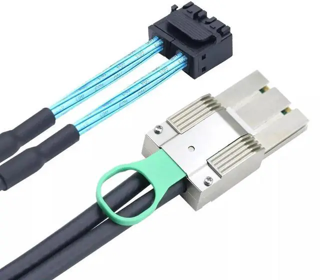 Alt view image 3 of 6 - 50CM PCIe Mini SAS HD SFF-8088 68P Male to SFF-8643 36P Male 8X Server Adapter Cable