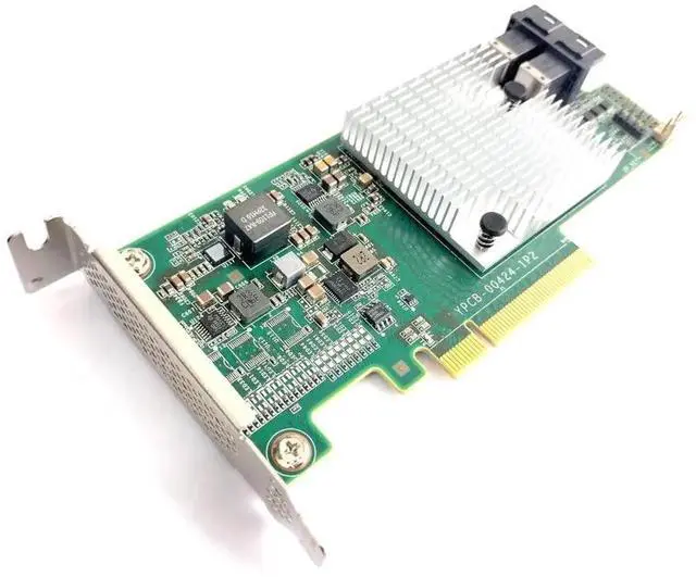 Alt view image 6 of 6 - 9300-8I SAS3008 12Gbps 8-Port SAS SATA HBA Card, IT Mode Compatible with ZFS FreeNAS unRAID, Comes with 2PCS SFF-8643 SATA Cable