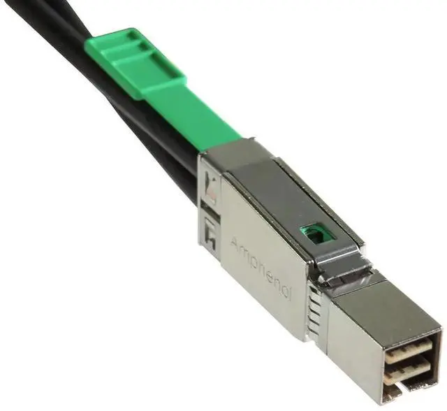 Alt view image 4 of 5 - External MiniSAS HD 4X SFF-8644 Cable with Double EPROM, 1 Meter / 3.3FT
