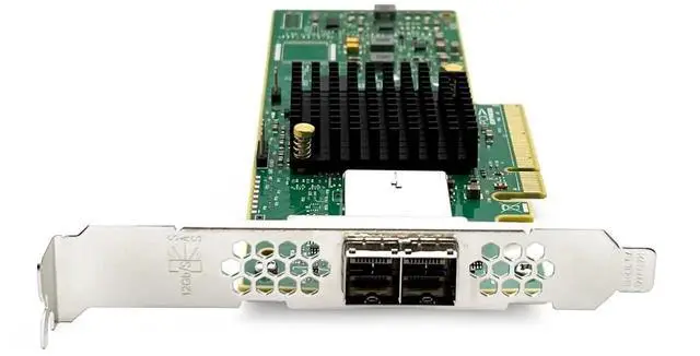 Alt view image 2 of 4 - Broadcom 12G External PCIe SAS SATA HBA Controller Card, Compatible with SAS 9300-8E