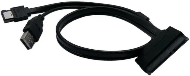 Alt view image 4 of 5 - 2.5 Inch HDD SATA 22Pin to eSATA USB Powered Hard Drive Data Cable Adapter