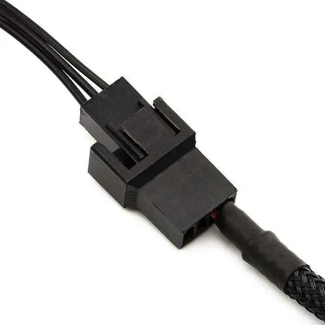 Alt view image 7 of 7 - 2 Pack 15Pin SATA to 3 Way 3/4 Pin PWM Fan Power Splitter Cable 12V PC Case Cooling Fan Adapter Cord