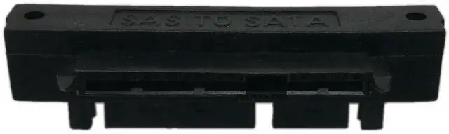 Alt view image 4 of 7 - 90 Degree Right Angle SAS 22Pin to 7Pin Data+15Pin SATA Power Hard Drive RAID Adapter