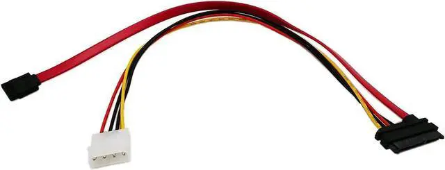 Alt view image 5 of 7 - 15 Inch SATA 22Pin Combo Cable Integrated SATA Data and Power Combined Cord