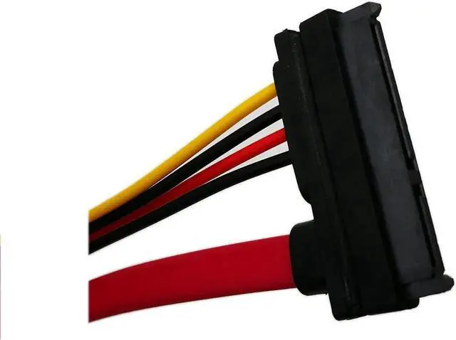 Alt view image 6 of 7 - 15 Inch SATA 22Pin Combo Cable Integrated SATA Data and Power Combined Cord