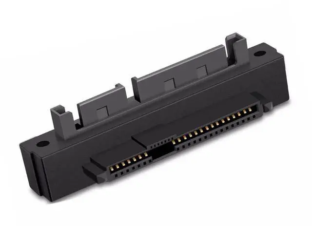 Main image of 90 Degree Angled SFF-8482 29Pin SAS to 22Pin SATA Adapter Card for HDD RAID Storage