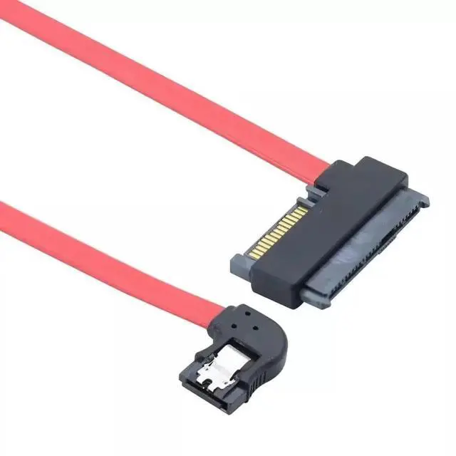 Alt view image 5 of 5 - 50CM Right Angle SFF-8482 SAS to SATA 7Pin Converter Cable Server PC Hardware Cord