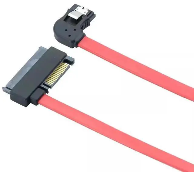 Alt view image 2 of 5 - 50CM Right Angle SFF-8482 SAS to SATA 7Pin Converter Cable Server PC Hardware Cord