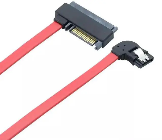 Alt view image 3 of 5 - 50CM Right Angle SFF-8482 SAS to SATA 7Pin Converter Cable Server PC Hardware Cord