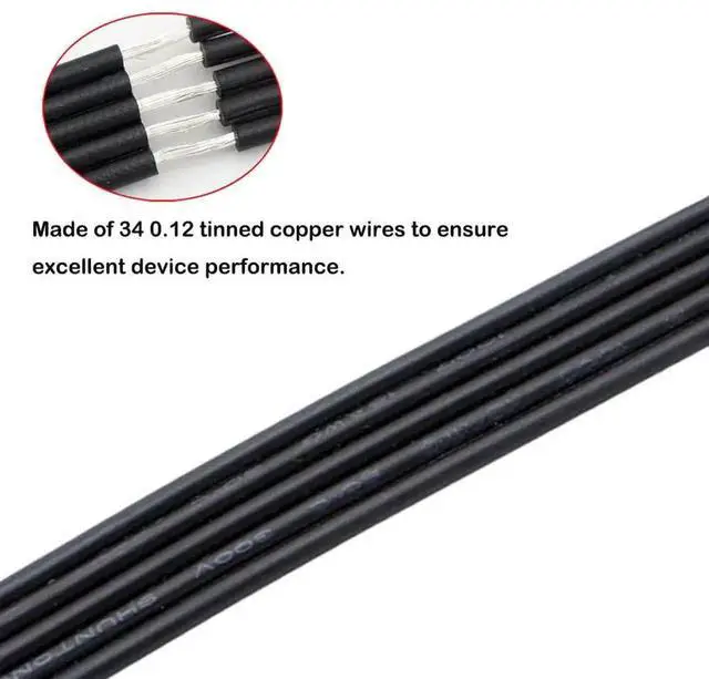 Alt view image 6 of 6 - 30 Inch 70cm 4Pin Molex Male to 6 Ports 15Pin SATA Female 1 to 6 Power Splitter Cable for HDD SSD