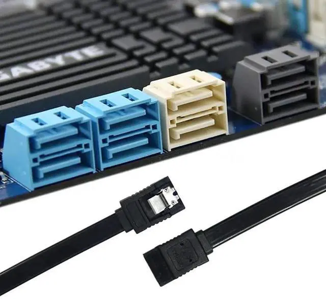Alt view image 5 of 7 - 40cm 15.74 Inch SATA 3.0 Data Cable 6Gbps High Speed SSD HDD Hard Drive Connection Wire
