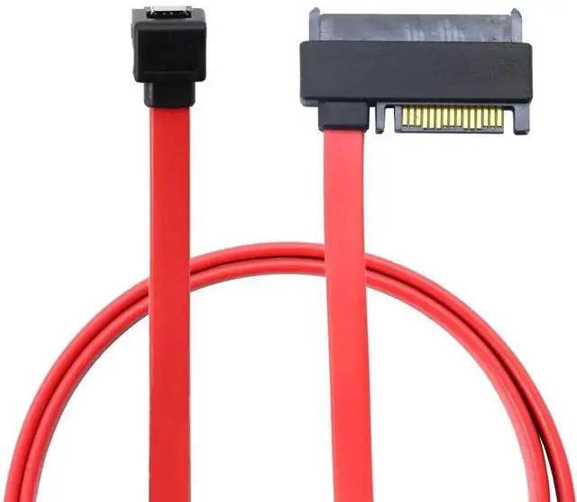Alt view image 6 of 6 - 50cm 90 Degree SFF-8482 SAS 29+15Pin to SATA 7Pin Cable with Ejector Clip Server Data Transfer Cord