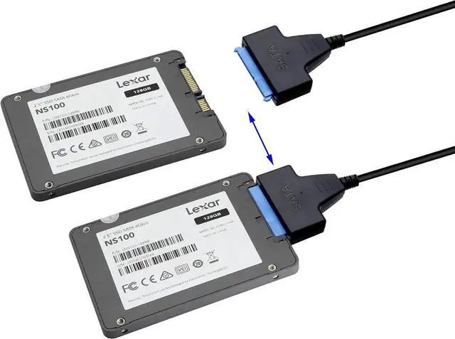 Alt view image 7 of 7 - 20cm Black USB 3.0 to 2.5 Inch SATA III Hard Drive Adapter Cable Support UASP for SSD HDD External Data Transfer