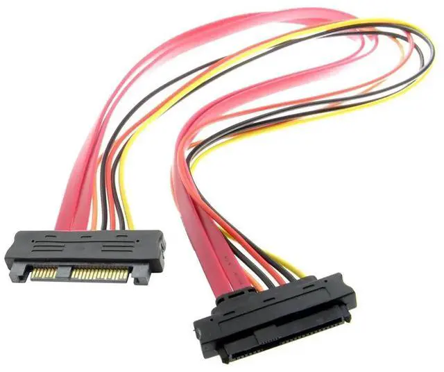 Alt view image 7 of 7 - SFF-8482 29Pin SAS Male to Female Extension Cable Server RAID Hard Drive SAS Extension Cord