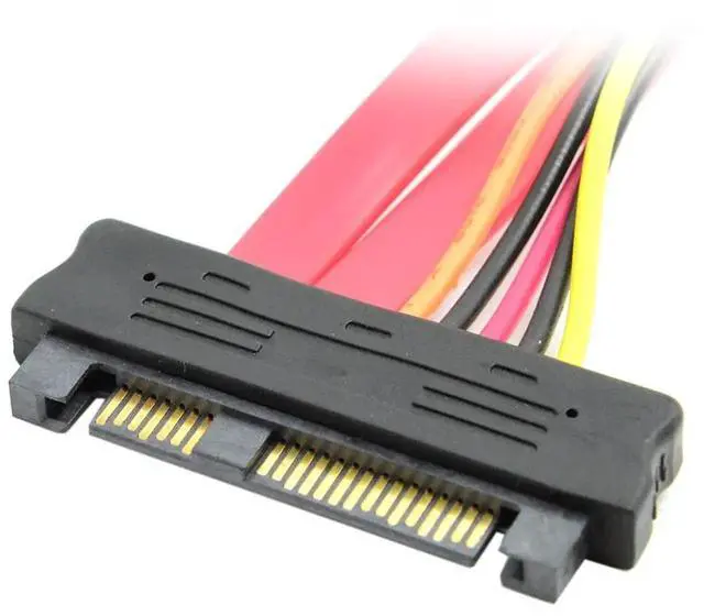 Alt view image 2 of 7 - SFF-8482 29Pin SAS Male to Female Extension Cable Server RAID Hard Drive SAS Extension Cord