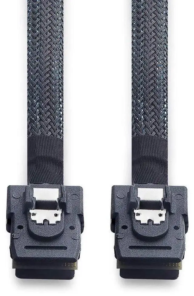 Alt view image 5 of 5 - 0.8M 2.62FT Internal SFF-8087 Mini SAS HD Cable Server RAID PCIe Controller Connect Cord