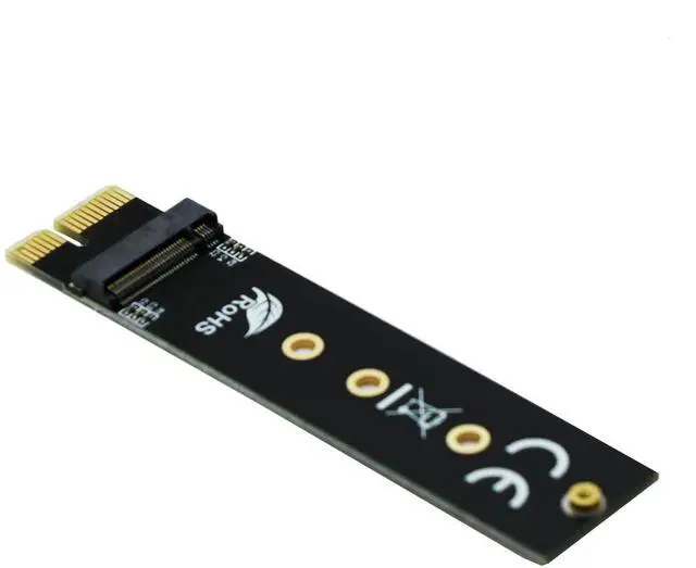 Alt view image 2 of 2 - M.2 NGFF M-Key NVMe PCIe SSD to PCIe X1 Adapter Card Compatible with Samsung 960 970 Evo Series