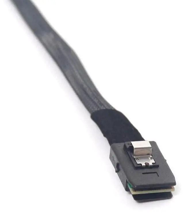 Alt view image 6 of 7 - 1M 3.3ft 100-Ohm SFF-8643 to SFF-8087 Mini SAS HD Cable SAS 3.0 to SAS 2.0 Server RAID Storage Data Cable