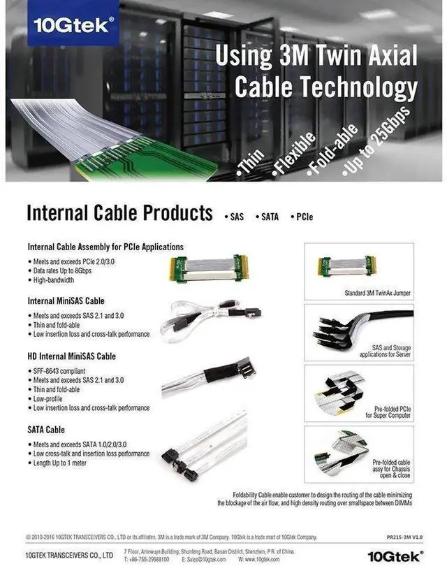 Alt view image 3 of 7 - 1M 3.3ft 100-Ohm SFF-8643 to SFF-8087 Mini SAS HD Cable SAS 3.0 to SAS 2.0 Server RAID Storage Data Cable