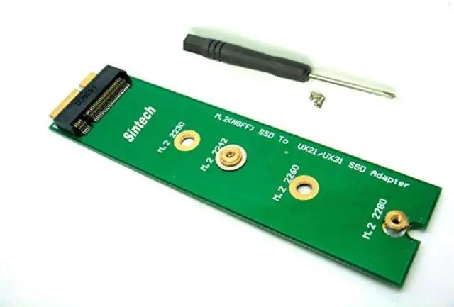 Main image of NGFF M.2 18Pin SSD Upgrade Adapter Card Compatible with ASUS Zenbook UX31 UX21 Replaces Sandisk SD5se2 SDSA5JK ADATA XM11 Original SSD