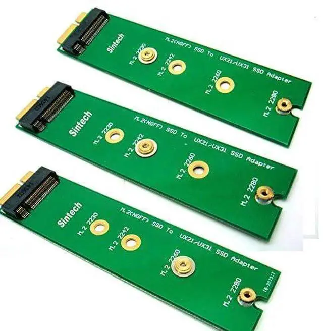 Alt view image 2 of 2 - NGFF M.2 18Pin SSD Upgrade Adapter Card Compatible with ASUS Zenbook UX31 UX21 Replaces Sandisk SD5se2 SDSA5JK ADATA XM11 Original SSD