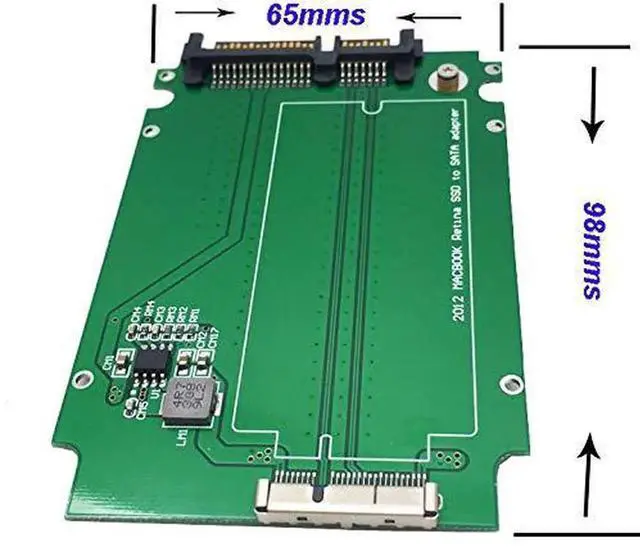 Main image of 24 Pin to 2.5 Inch SATA Adapter Card for 2012-Early 2013 MacBook Pro Retina SSD Fit for Mac Mini